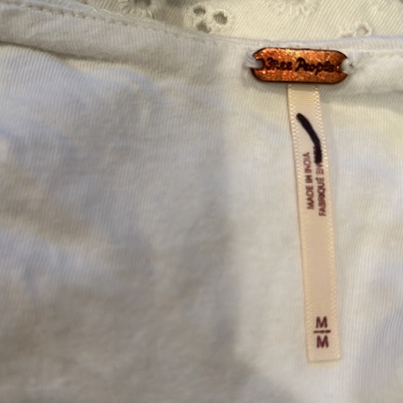 Free People Apricot Eyelet Mini Dress - Picture 8 of 9